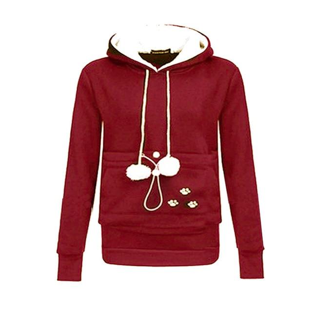 Lisslune | Unisex Cat Sweater with Belly Pocket for Cats