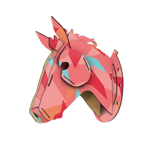 Lisslune | 3D Wooden Craft Horse Hanging Wall Decor