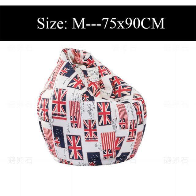 Lisslune | Printed Lounger Sofa Bean Bags