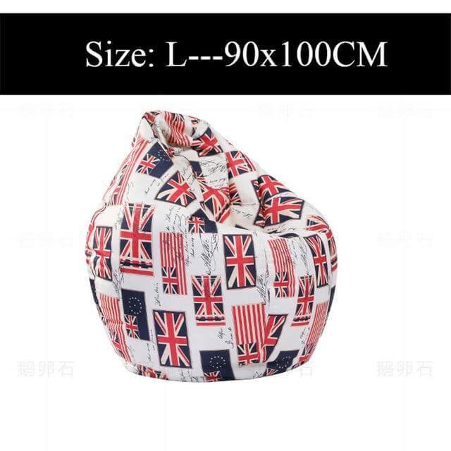 Lisslune | Printed Lounger Sofa Bean Bags