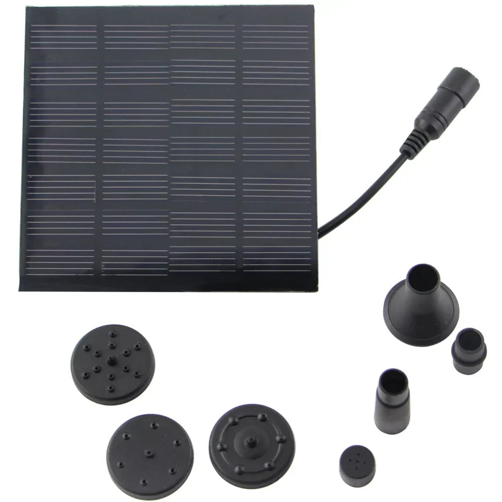 Lisslune | Sun Fountain "Sun Fountain" for Pond or Birdbath – With 4 Spray Heads