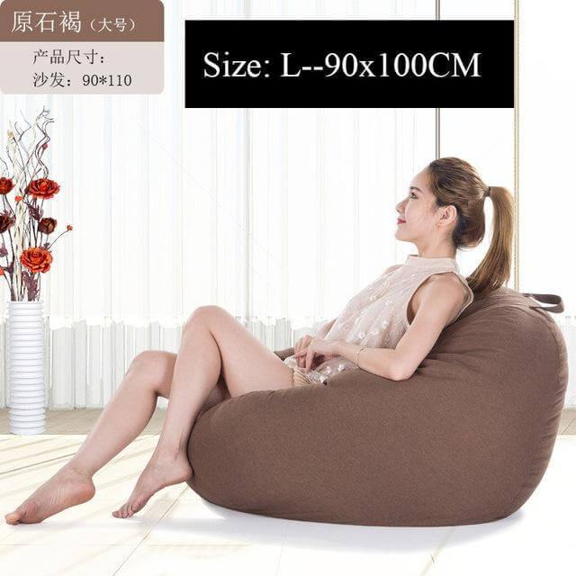 Lisslune | Modern Look Loft Style Pouf One Seat Bean Bag