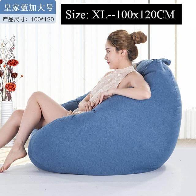 Lisslune | Modern Look Loft Style Pouf One Seat Bean Bag