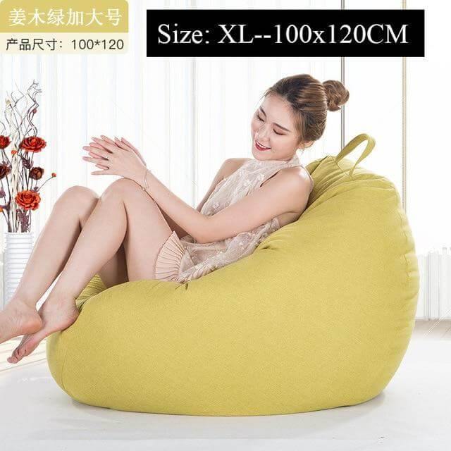 Lisslune | Modern Look Loft Style Pouf One Seat Bean Bag