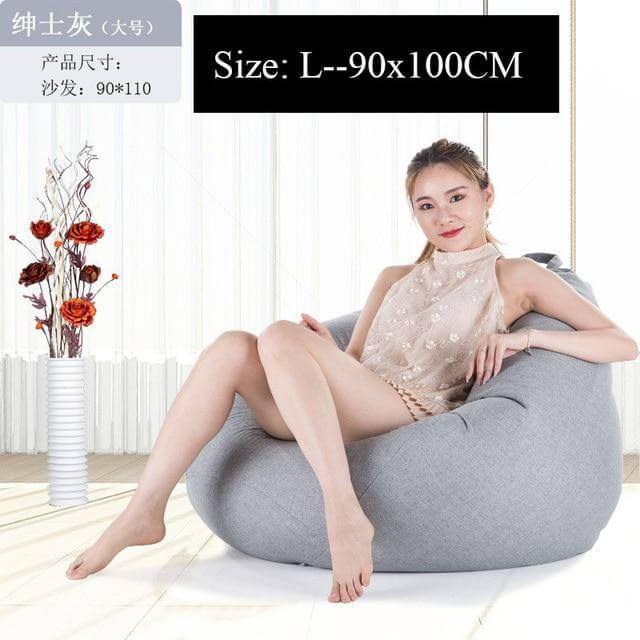 Lisslune | Modern Look Loft Style Pouf One Seat Bean Bag