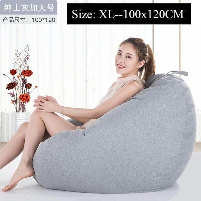 Lisslune | Modern Look Loft Style Pouf One Seat Bean Bag