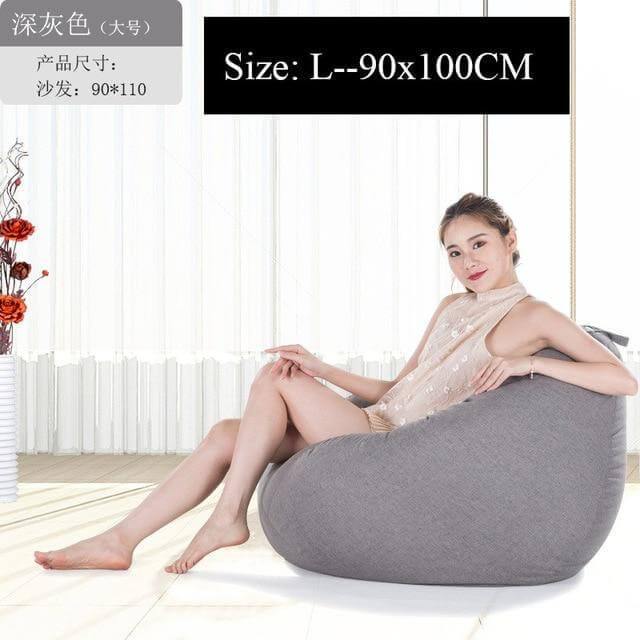 Lisslune | Modern Look Loft Style Pouf One Seat Bean Bag
