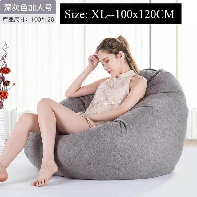 Lisslune | Modern Look Loft Style Pouf One Seat Bean Bag