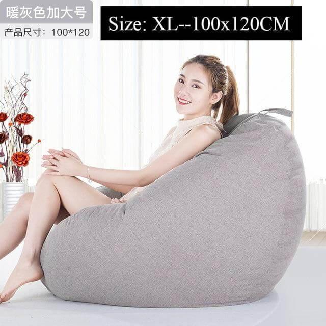 Lisslune | Modern Look Loft Style Pouf One Seat Bean Bag