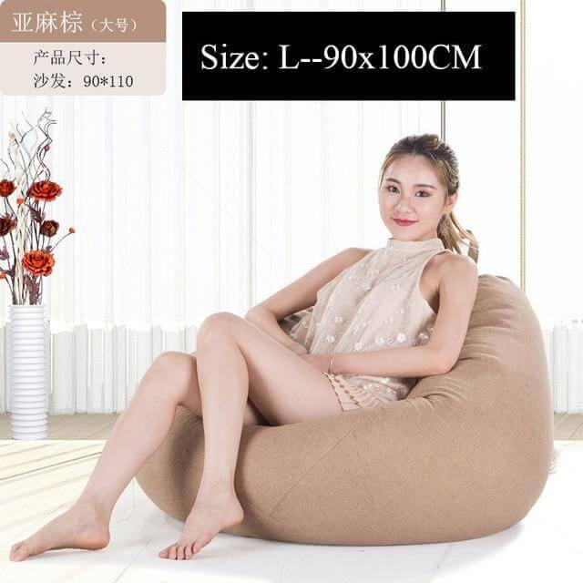 Lisslune | Modern Look Loft Style Pouf One Seat Bean Bag