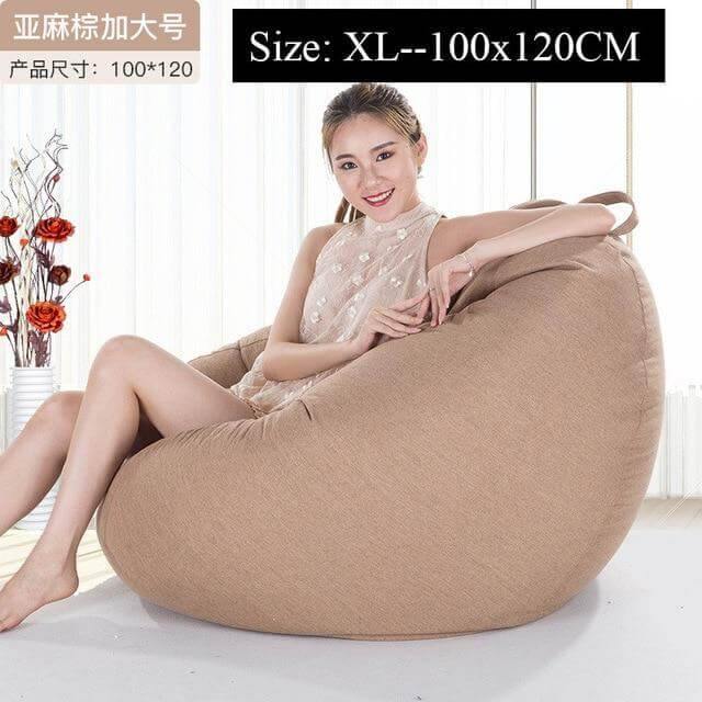 Lisslune | Modern Look Loft Style Pouf One Seat Bean Bag