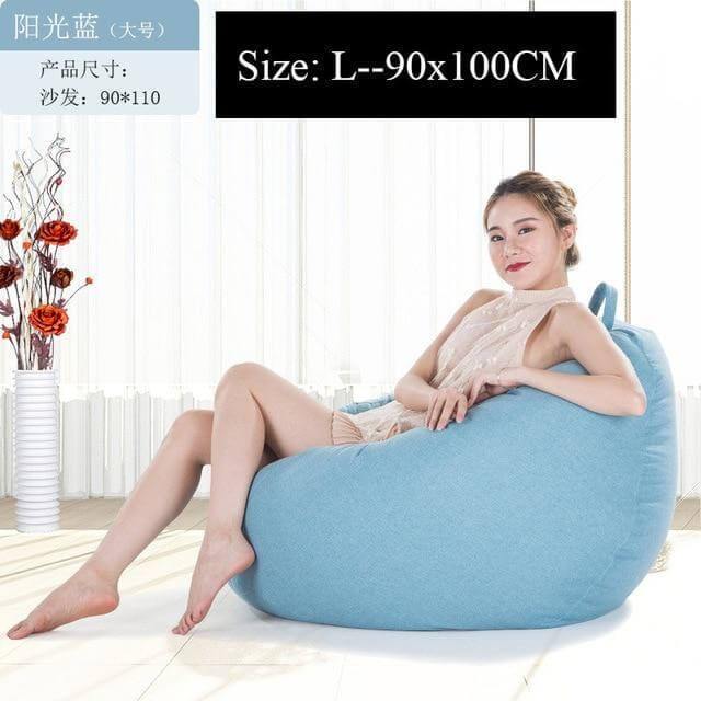 Lisslune | Modern Look Loft Style Pouf One Seat Bean Bag