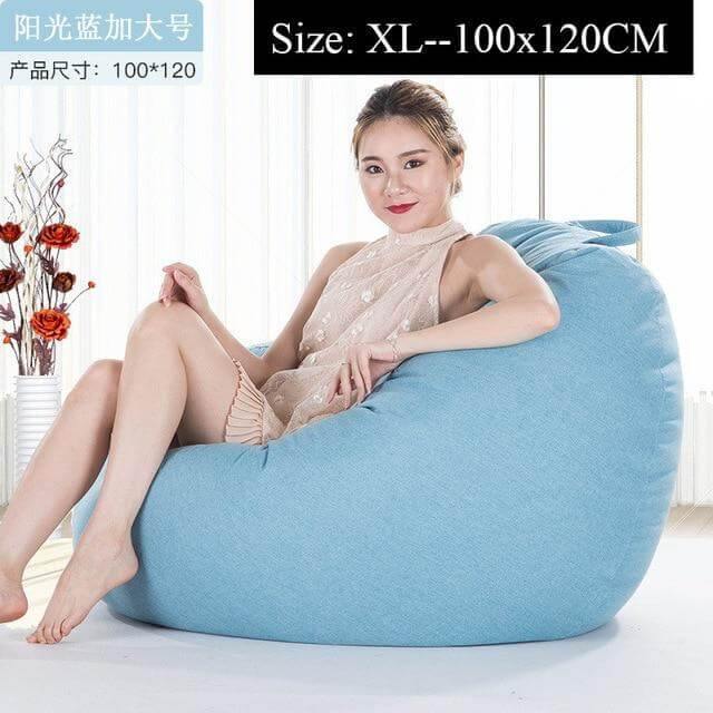 Lisslune | Modern Look Loft Style Pouf One Seat Bean Bag