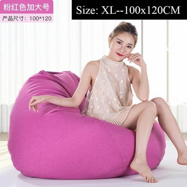 Lisslune | Modern Look Loft Style Pouf One Seat Bean Bag