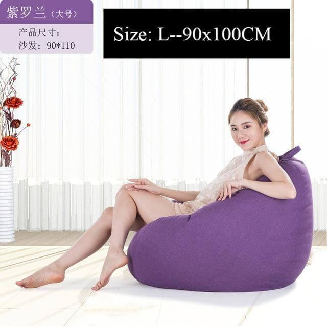 Lisslune | Modern Look Loft Style Pouf One Seat Bean Bag