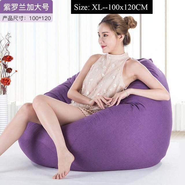 Lisslune | Modern Look Loft Style Pouf One Seat Bean Bag