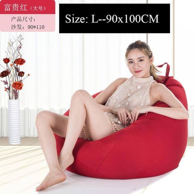 Lisslune | Modern Look Loft Style Pouf One Seat Bean Bag