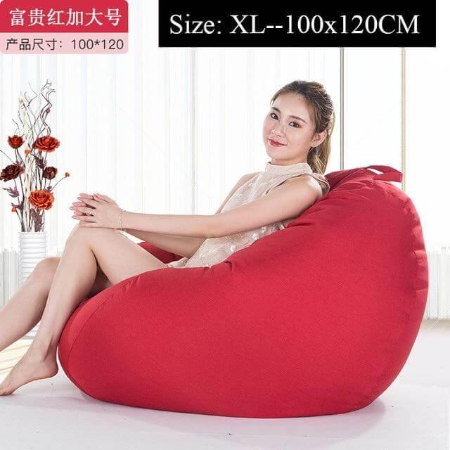 Lisslune | Modern Look Loft Style Pouf One Seat Bean Bag