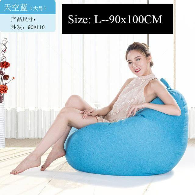 Lisslune | Modern Look Loft Style Pouf One Seat Bean Bag
