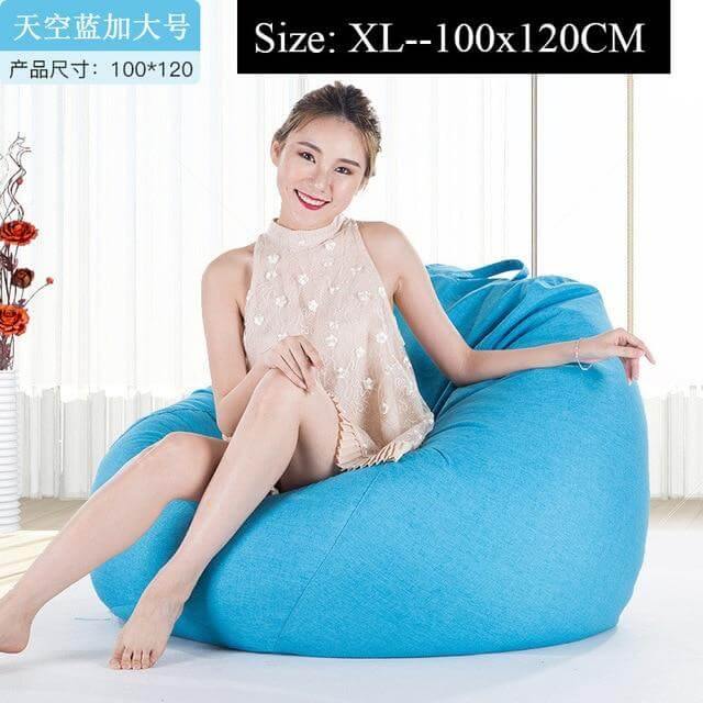 Lisslune | Modern Look Loft Style Pouf One Seat Bean Bag
