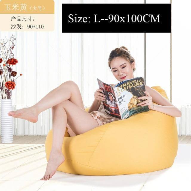 Lisslune | Modern Look Loft Style Pouf One Seat Bean Bag