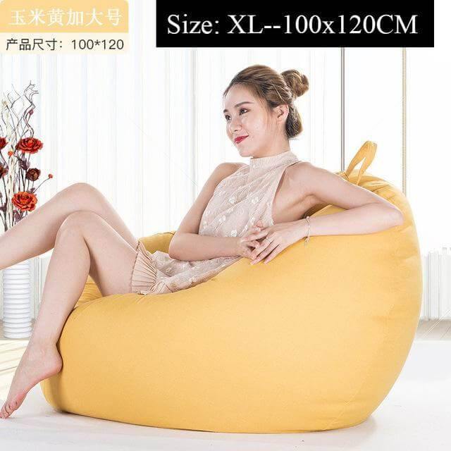 Lisslune | Modern Look Loft Style Pouf One Seat Bean Bag