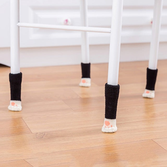 Lisslune | Chair socks cat paws 4-piece set