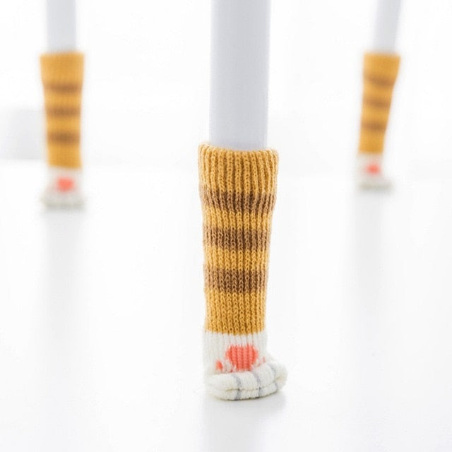 Lisslune | Chair socks cat paws 4-piece set
