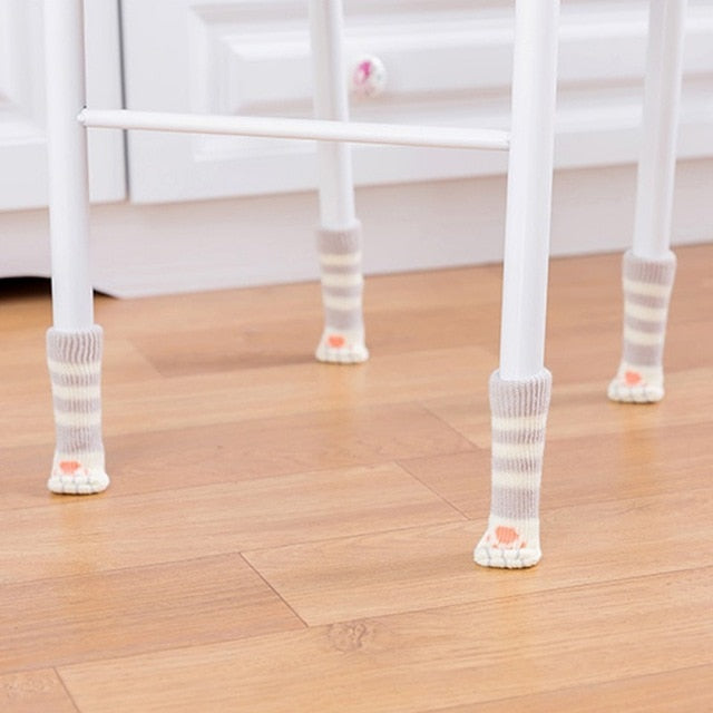 Lisslune | Chair socks cat paws 4-piece set
