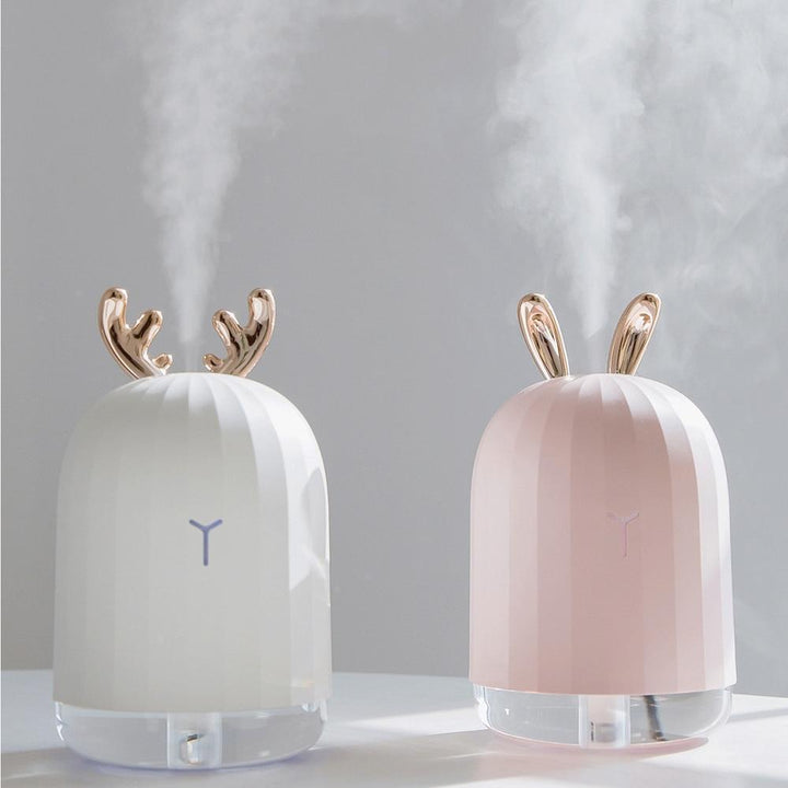 Lisslune | DeerMist Air Humidifier – Gevirdesign with soft ambient light