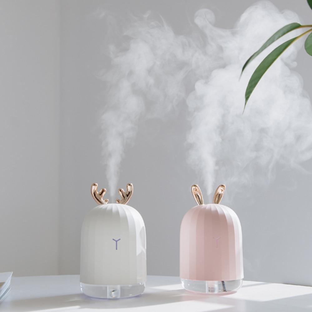 Lisslune | DeerMist Air Humidifier – Gevirdesign with soft ambient light
