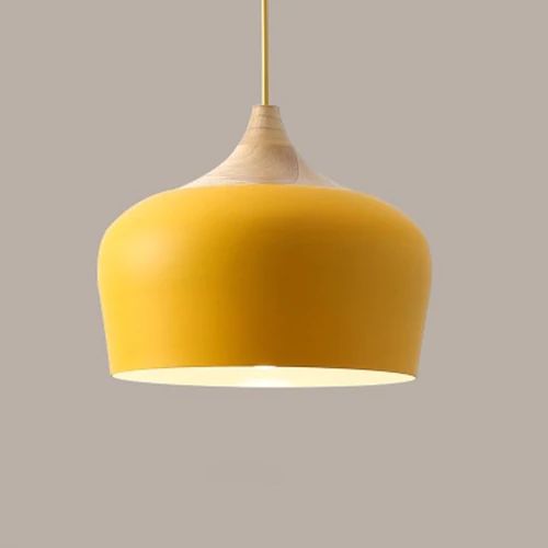 Lisslune | Pendant lights made of metal and wood in delicate pastel shades