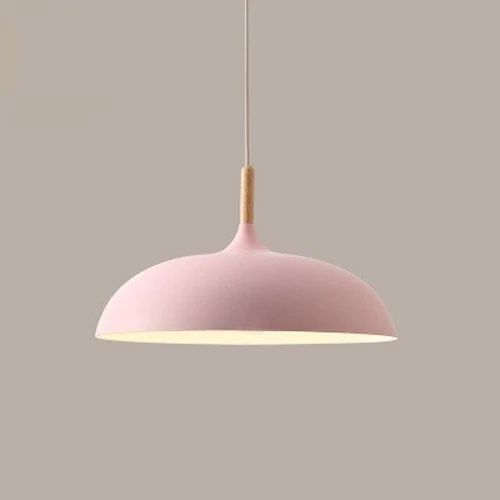 Lisslune | Pendant lights made of metal and wood in delicate pastel shades