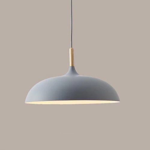 Lisslune | Pendant lights made of metal and wood in delicate pastel shades