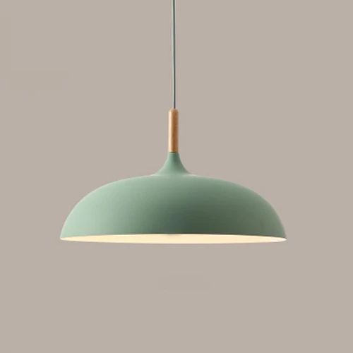 Lisslune | Pendant lights made of metal and wood in delicate pastel shades