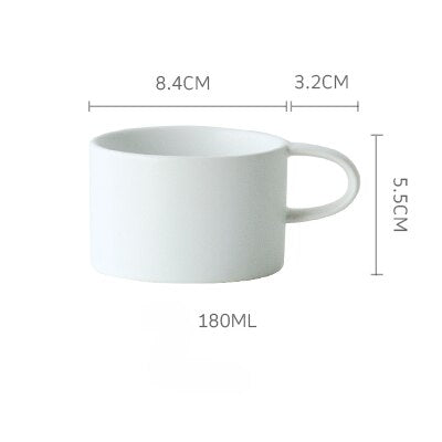 Lisslune | Nordic Colorful Elegant Matte Coffee Mugs