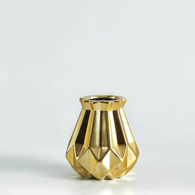 Lisslune | Modern Europe Brief Matt Diamond Porcelain Ceramic Vase