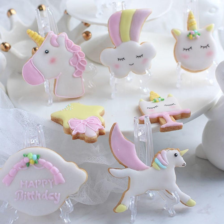 Lisslune | Unicorn Cookie Cutter 8-piece Set