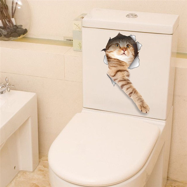 Lisslune | 3D Cat & Dog Sticker Wall Tattoo