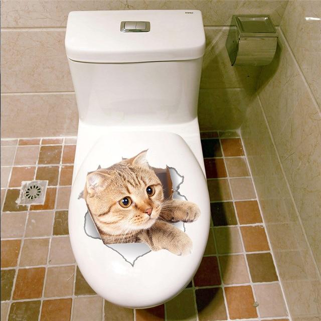 Lisslune | 3D Cat & Dog Sticker Wall Tattoo