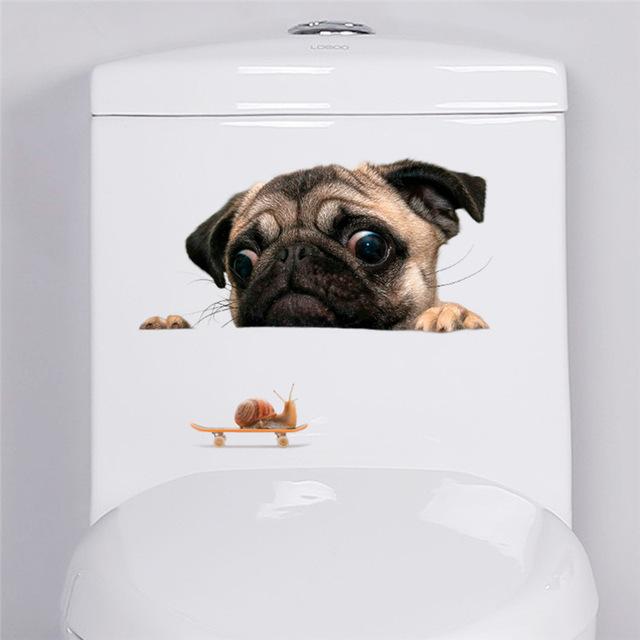 Lisslune | 3D Cat & Dog Sticker Wall Tattoo