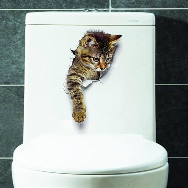 Lisslune | 3D Cat & Dog Sticker Wall Tattoo