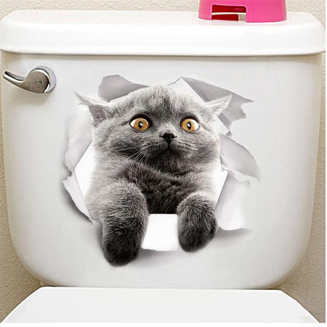 Lisslune | 3D Cat & Dog Sticker Wall Tattoo