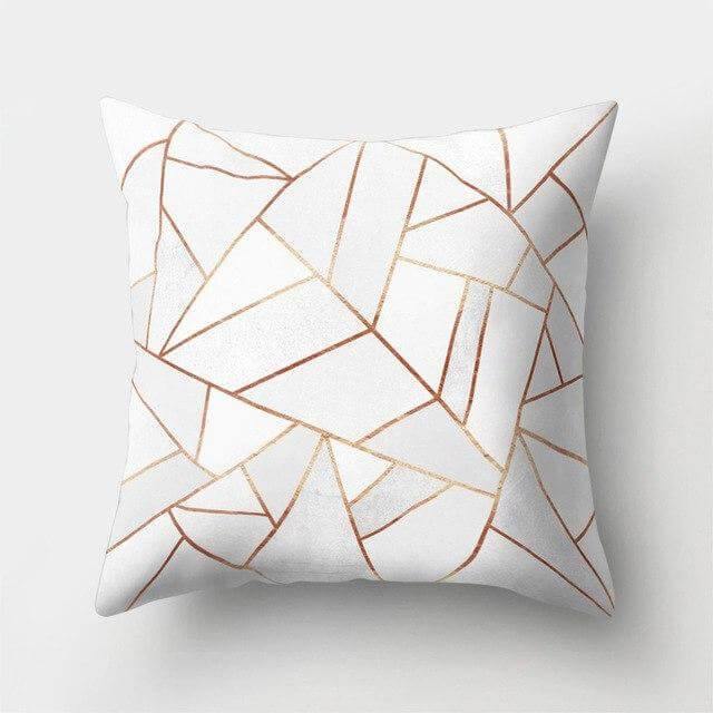 Lisslune | Square Decorative Geometric Striped Pillow Cases