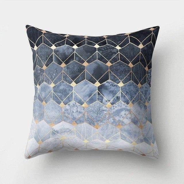 Lisslune | Square Decorative Geometric Striped Pillow Cases