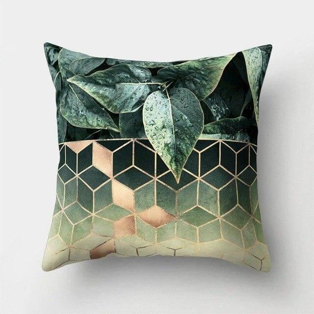 Lisslune | Square Decorative Geometric Striped Pillow Cases