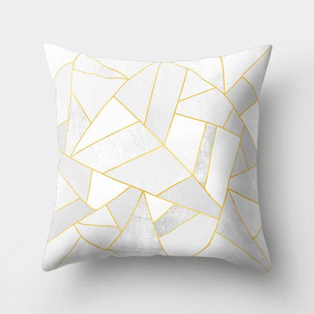 Lisslune | Square Decorative Geometric Striped Pillow Cases