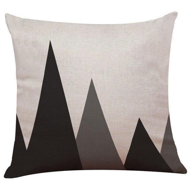 Lisslune | Geometrical Lovely Black and White Home Pillow Cases