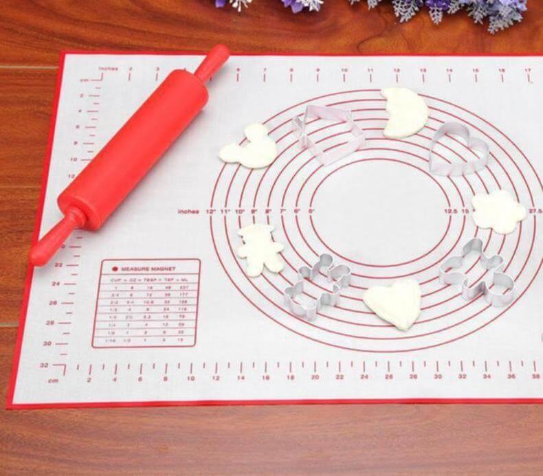 Lisslune | Silicone  Non-Stick Baking Pizza Mats
