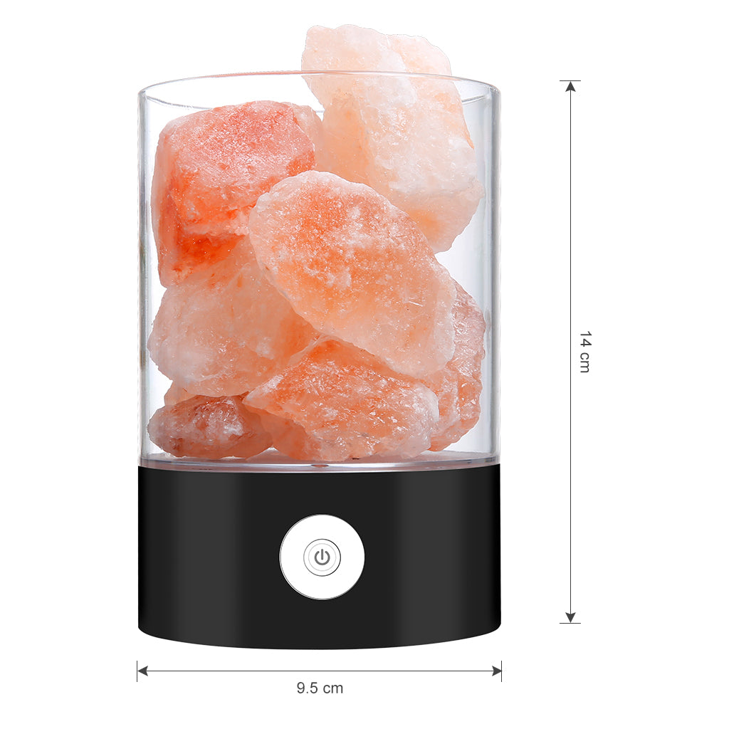 Lisslune | Himalayan Salt Desk Lamp & Air Purifier White